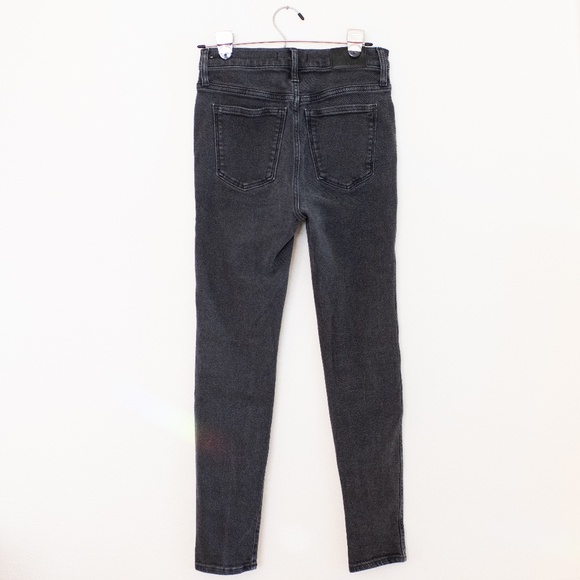 Madewell Washed Black 10" High-Rise Skinny Jeans - Picture 4 of 4